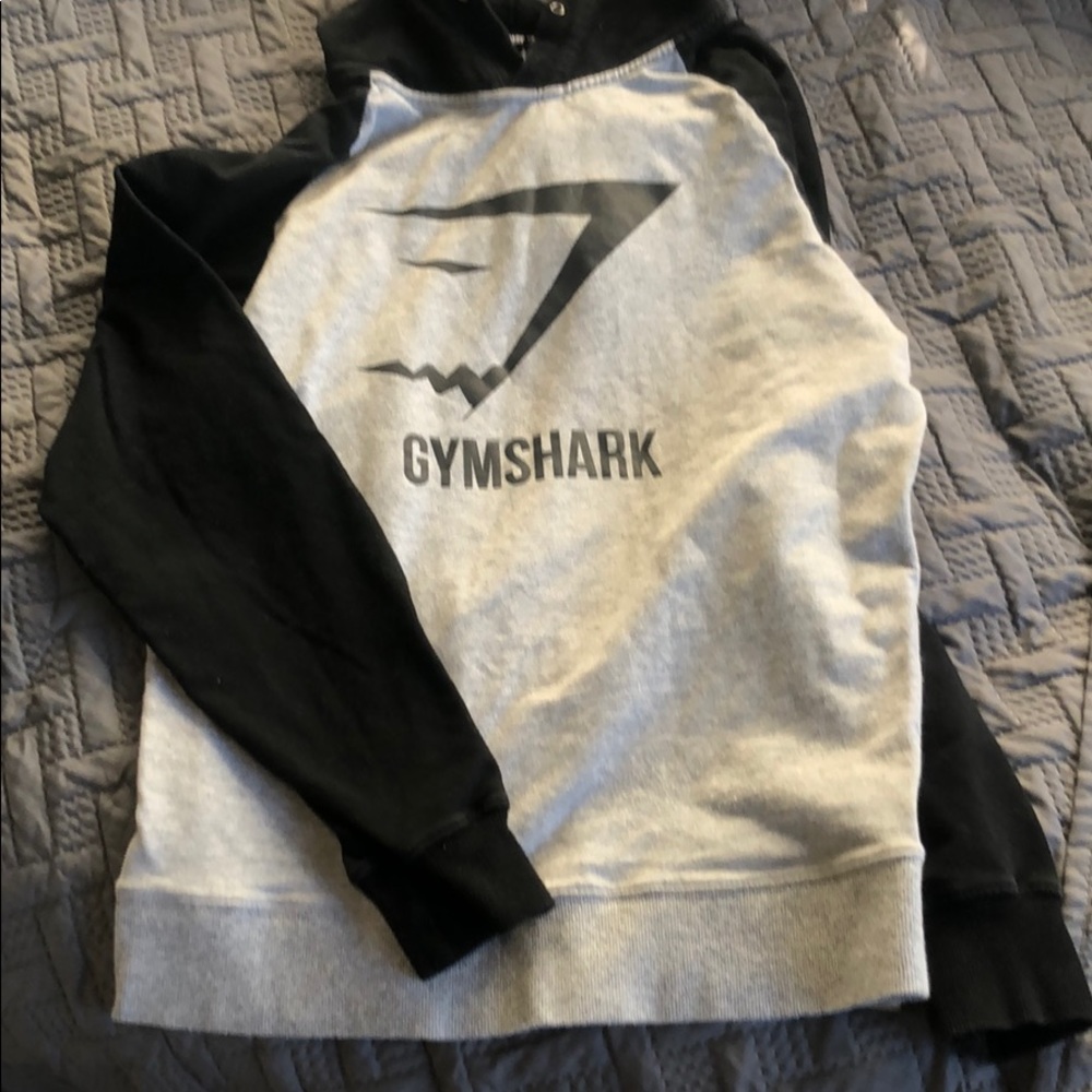 Hooded gym shark sweatshirt